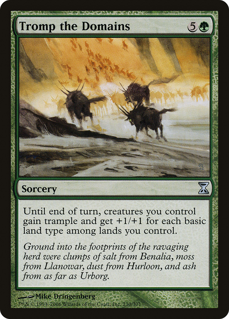 Tromp the Domains [Time Spiral] Foil