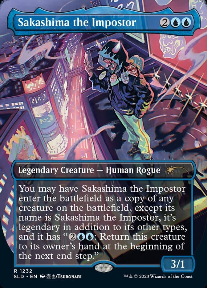 Sakashima the Impostor (Borderless) [Secret Lair Drop Series] Foil