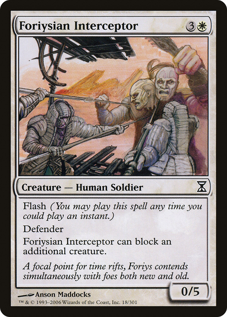 Foriysian Interceptor [Time Spiral] Foil