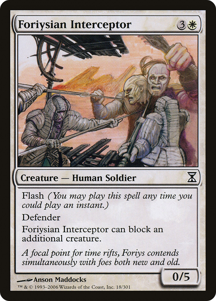 Foriysian Interceptor [Time Spiral] Foil