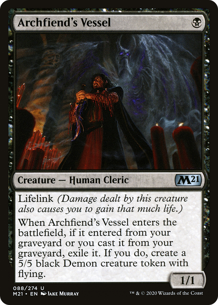 Archfiend's Vessel [Core Set 2021] Foil