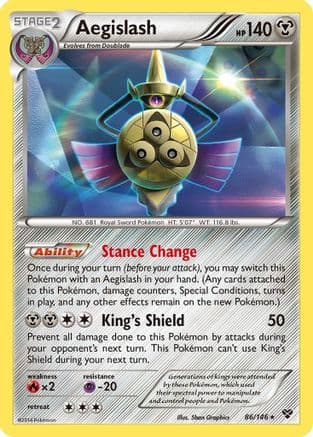 Aegislash 86/146 - XY Base Set Reverse Holofoil