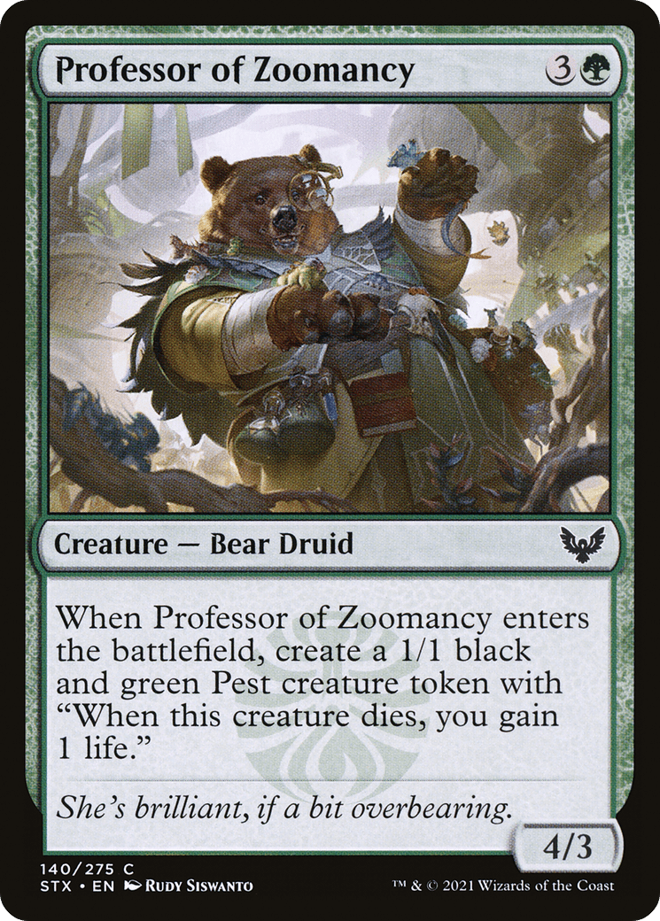 Professor of Zoomancy [Strixhaven: School of Mages] Foil