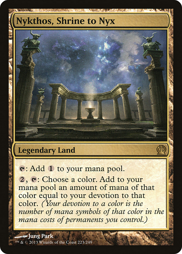 Nykthos, Shrine to Nyx [Theros] Foil