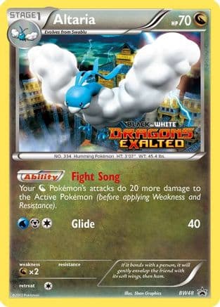 Altaria BW48 (Prerelease) BW48/101 - Black and White Promos Holofoil