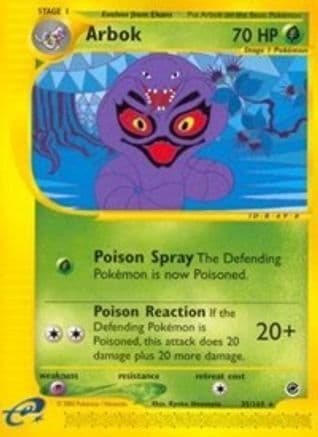 Arbok 35/165 - Expedition Reverse Holofoil