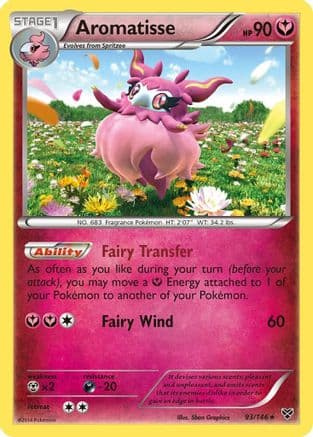 Aromatisse 093/146  - Reverse Holofoil XY Base Set - Holo Rare