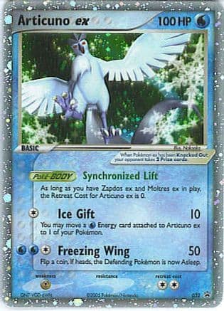 Articuno ex  (EX Collector's Window Tins) 32/40 - Nintendo Promos Holofoil