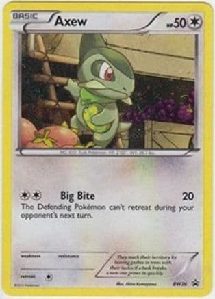 Axew BW26 BW26/101 - Black and White Promos Holofoil