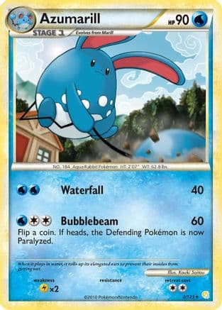 Azumarill - HeartGold SoulSilver Reverse Holofoil