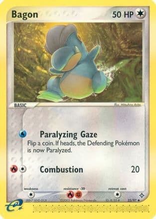 Bagon 23/097 - Dragon Reverse Holofoil