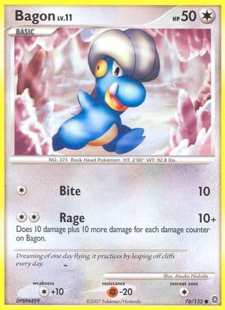 Bagon  - Reverse Holofoil Secret Wonders - Common