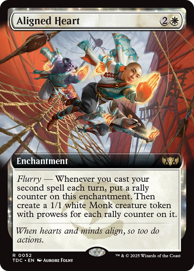 Aligned Heart (Extended Art) (052) [Commander: Tarkir: Dragonstorm]