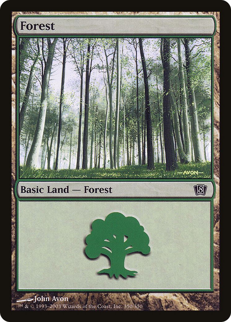 Forest (350) [Eighth Edition] Foil