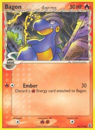 Bagon (Delta Species) 058/113 - Delta Species Reverse Holofoil
