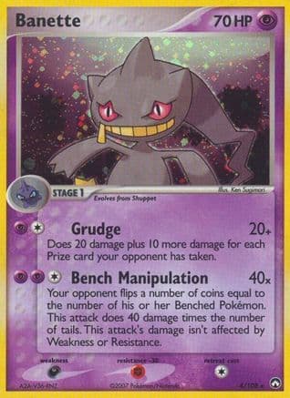 Banette 004/108 - Power Keepers Reverse Holofoil