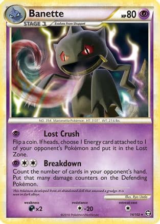 Banette  - Reverse Holofoil Triumphant - Rare