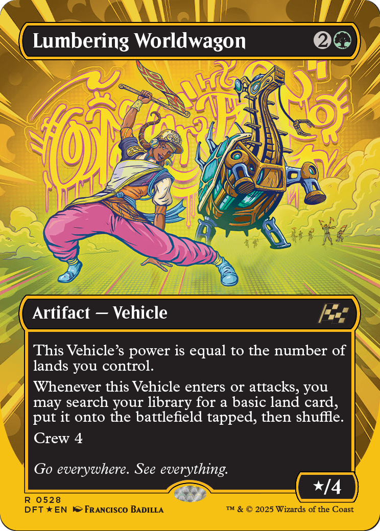 Lumbering Worldwagon |  Foil (528) [Aetherdrift]
