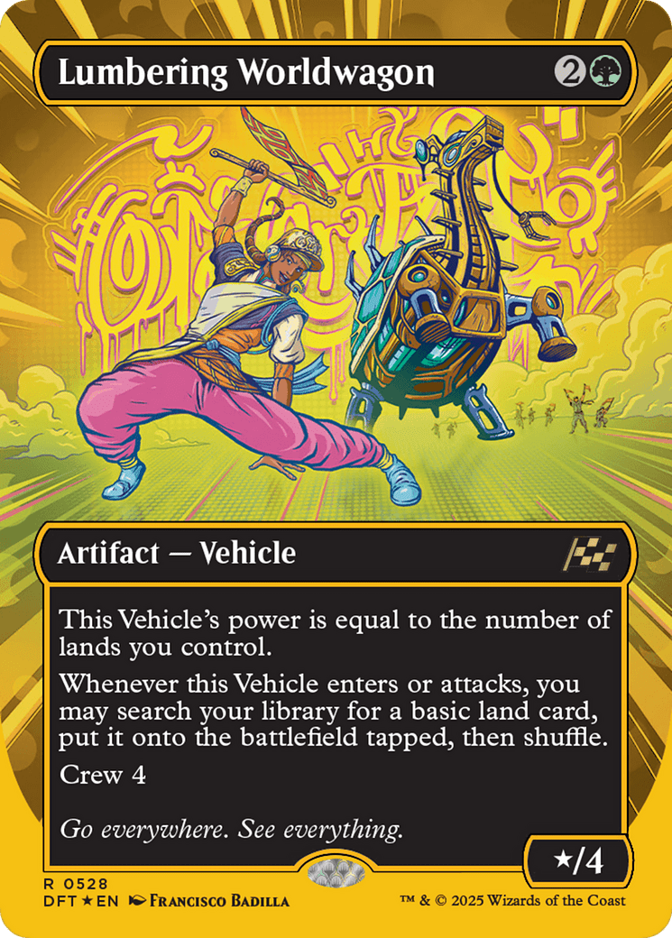 Lumbering Worldwagon |  Foil (528) [Aetherdrift]