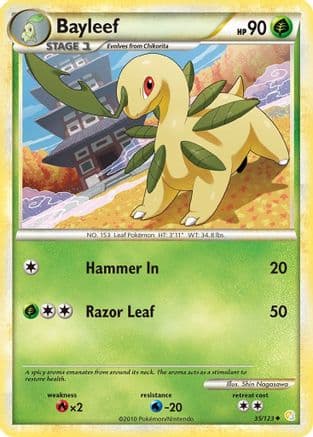Bayleef - HeartGold SoulSilver Reverse Holofoil