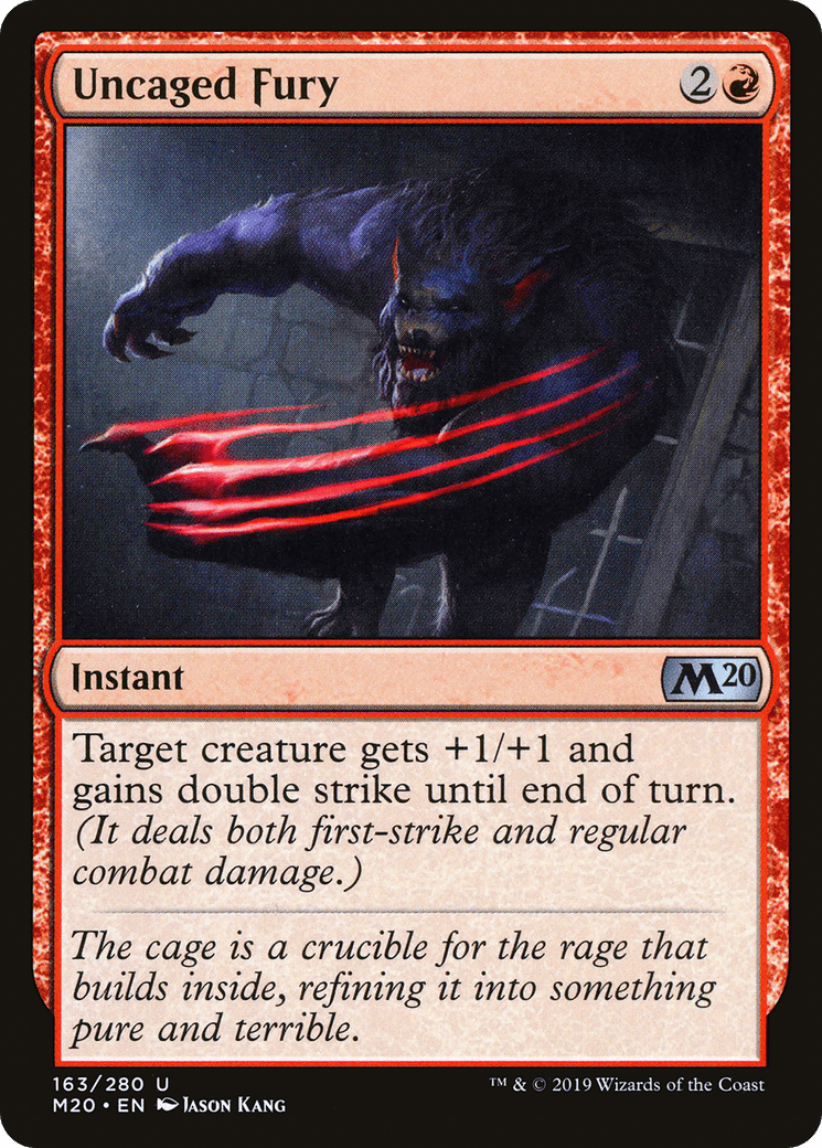 Uncaged Fury [Core Set 2020] Foil