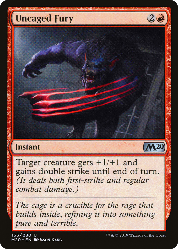 Uncaged Fury [Core Set 2020] Foil
