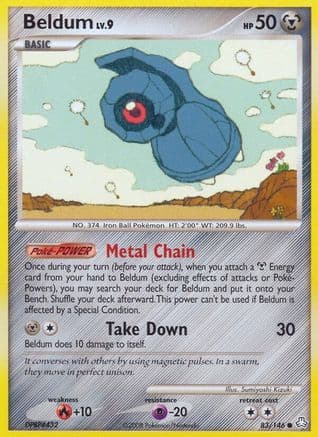 Beldum (83)  - Reverse Holofoil Legends Awakened - Common