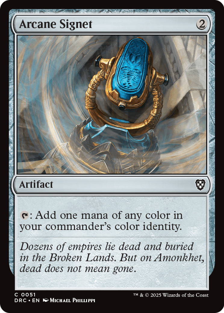 Arcane Signet (-051) [Commander: Aetherdrift]