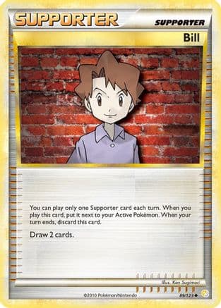 Bill - HeartGold SoulSilver Reverse Holofoil