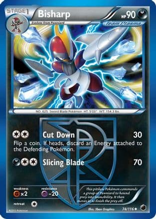 Bisharp (Team Plasma) 74/116 - Plasma Freeze Reverse Holofoil