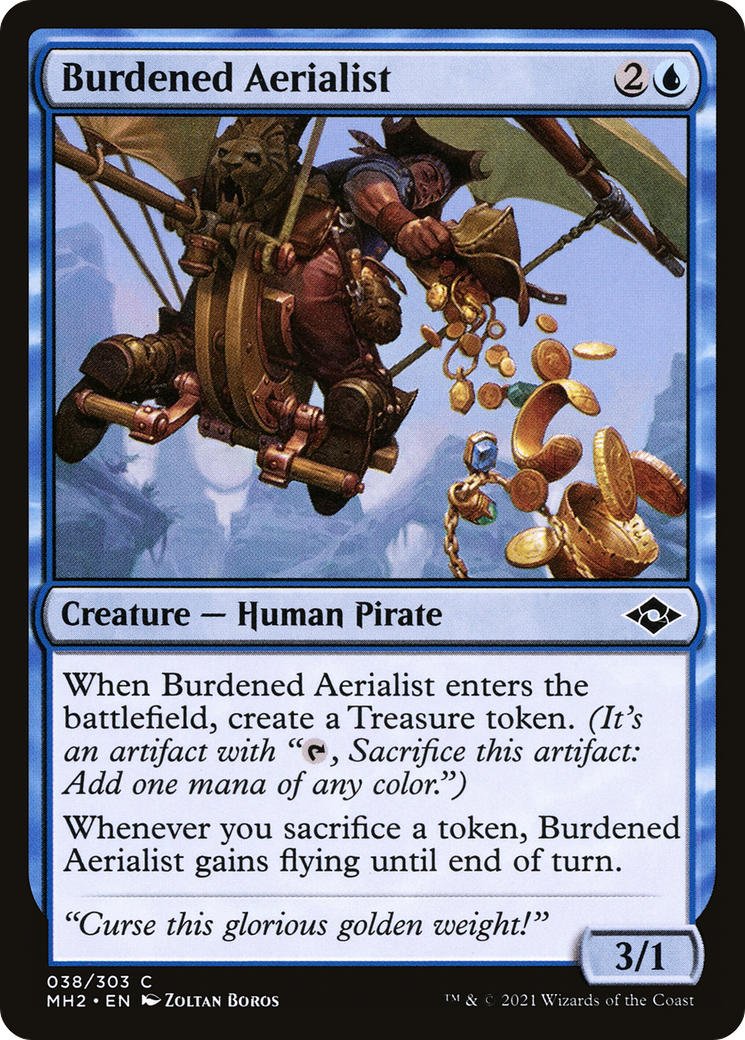 Burdened Aerialist [Modern Horizons 2] Foil