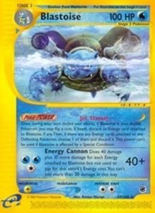 Blastoise 37/165 - Expedition Reverse Holofoil