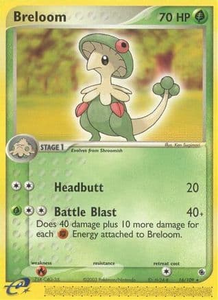 Breloom  Ruby and Sapphire - Rare
