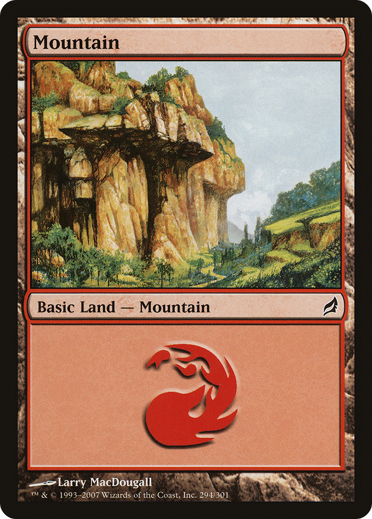 Mountain (294) [Lorwyn] Foil