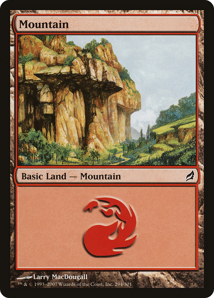 Mountain (294) [Lorwyn] Foil