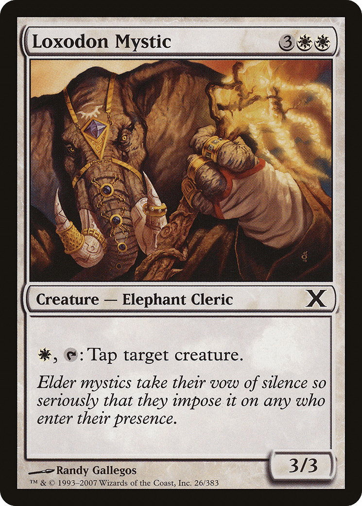 Loxodon Mystic [Tenth Edition] Foil