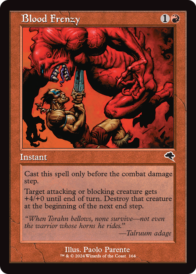 Blood Frenzy |  (TMP-164) [The List]