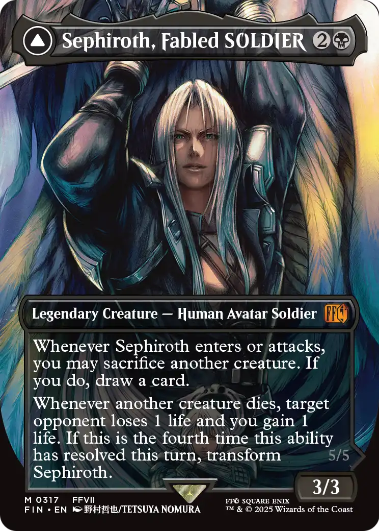 Sephiroth, Fabled SOLDIER (Borderless) (0317) (317) [FINAL FANTASY]
