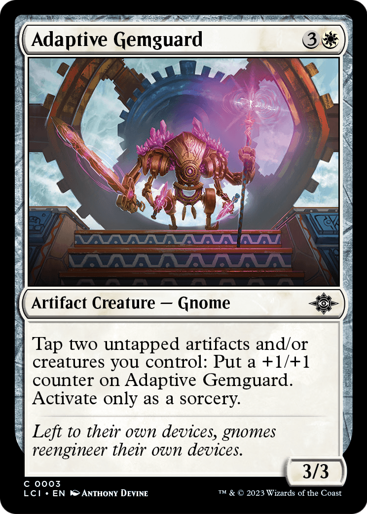 Adaptive Gemguard [The Lost Caverns of Ixalan] Foil