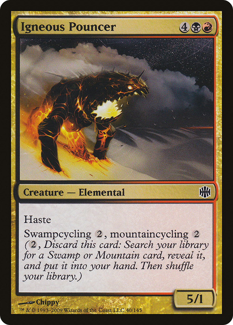 Igneous Pouncer [Alara Reborn] Foil