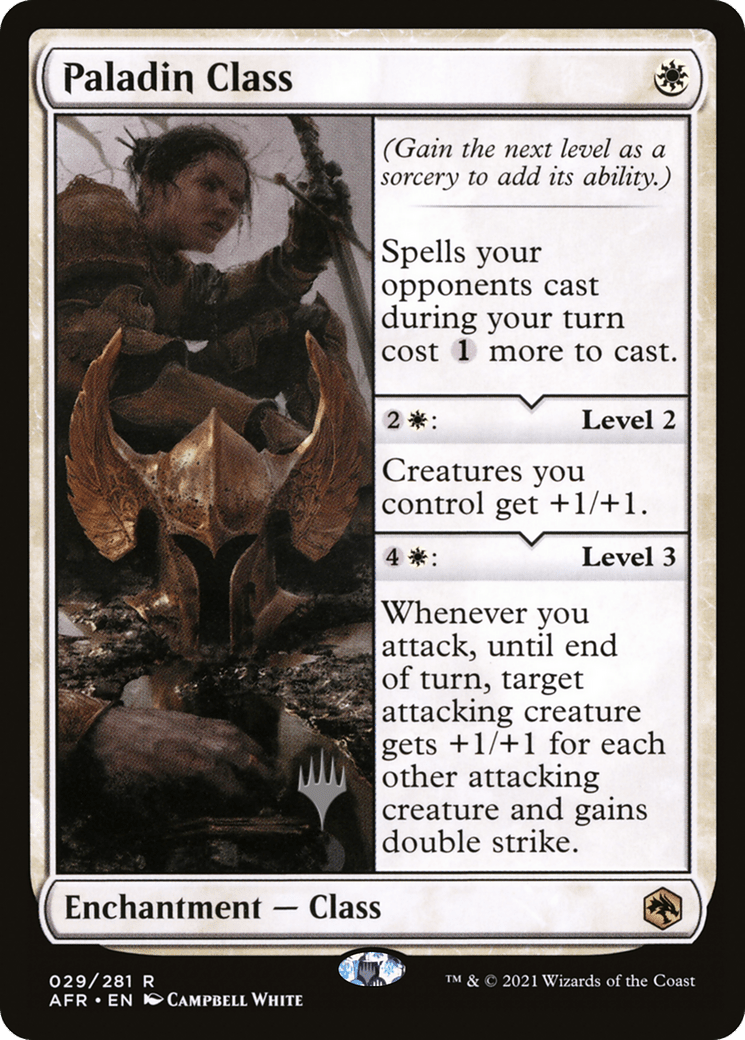 Paladin Class (Promo Pack) [Dungeons & Dragons: Adventures in the Forgotten Realms Promos] Foil