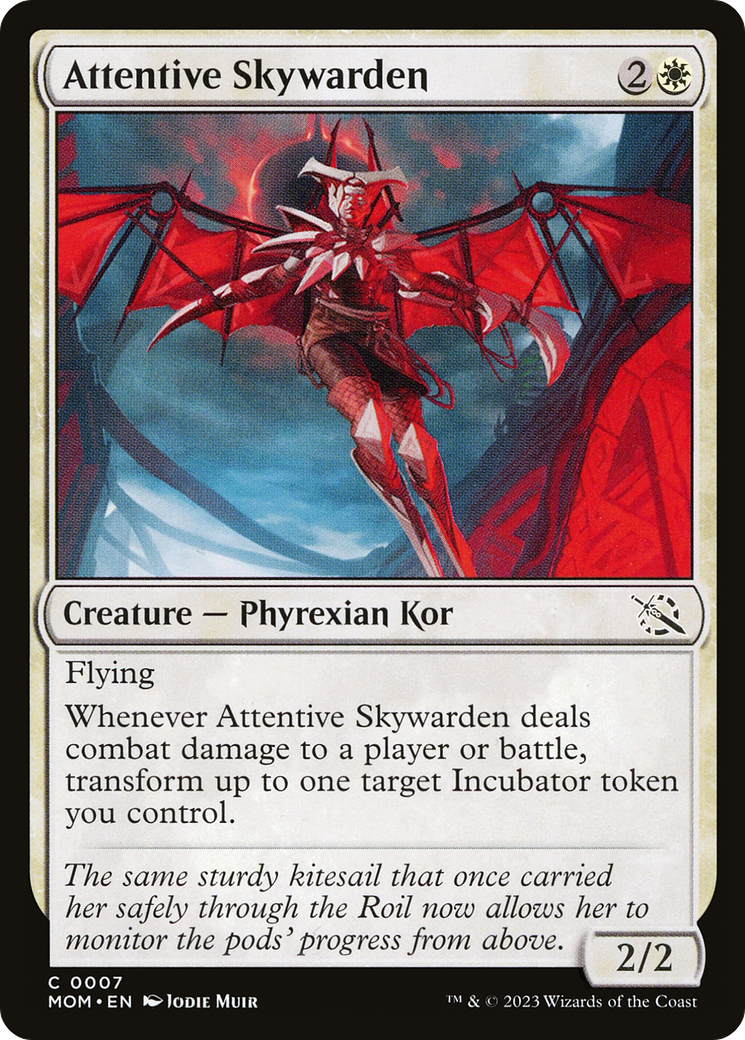 Attentive Skywarden [March of the Machine] Foil