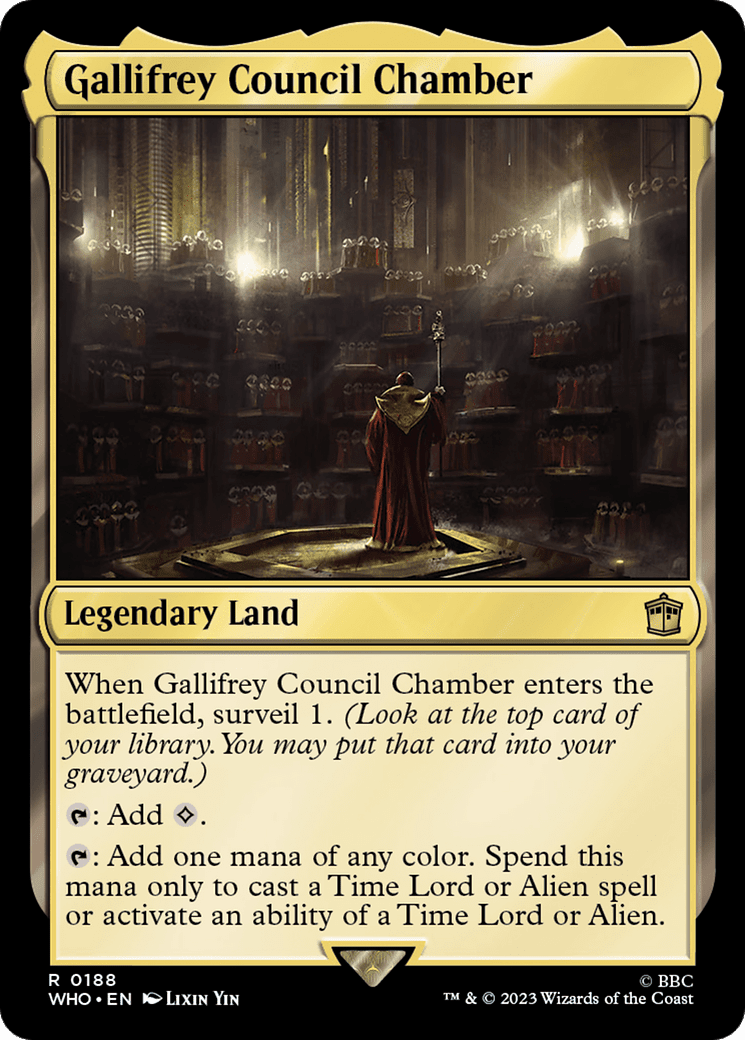 Gallifrey Council Chamber [Doctor Who] Foil