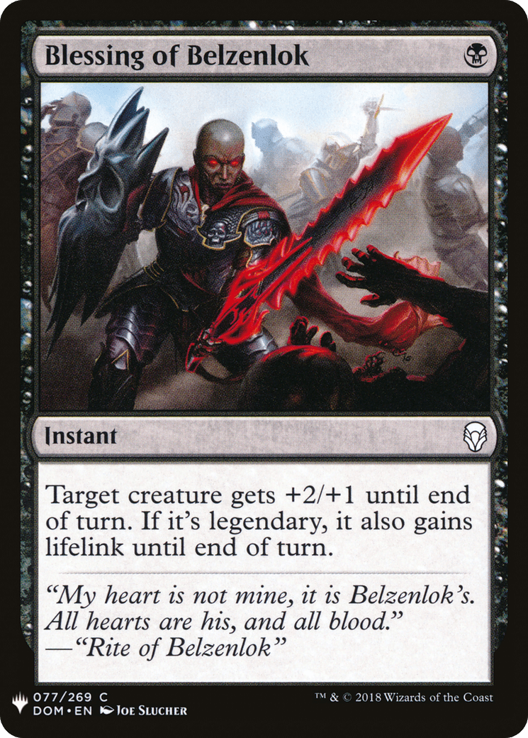 Blessing of Belzenlok |  (DOM-77) [The List]