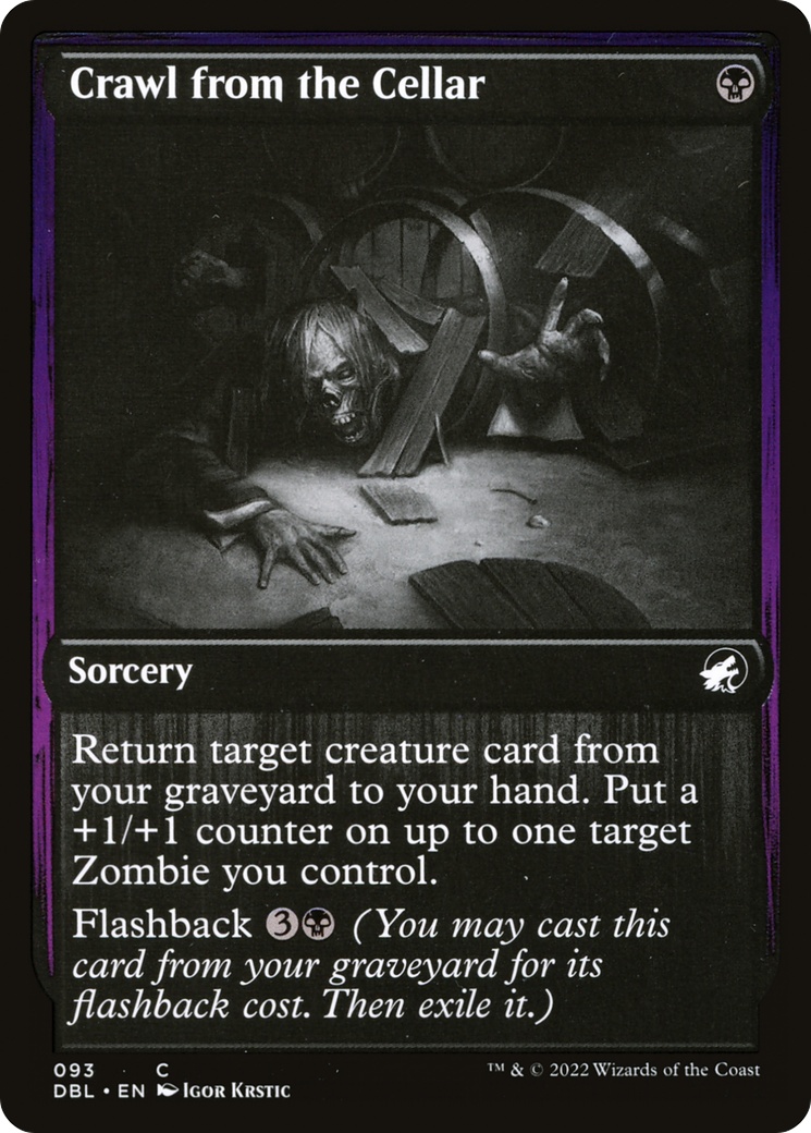 Crawl from the Cellar [Innistrad: Double Feature] Foil
