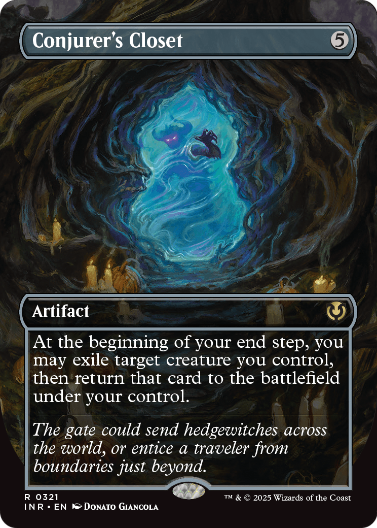 Conjurer's Closet (321) [Innistrad Remastered]  (Borderless) Foil