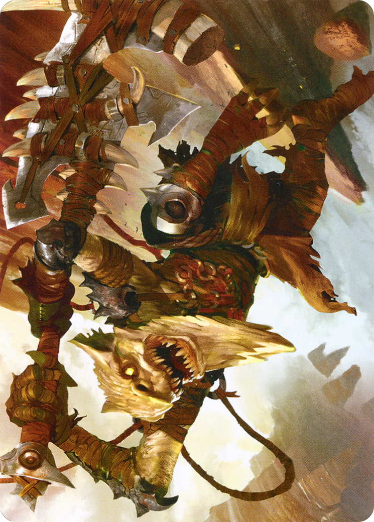 Teeterpeak Ambusher // Teeterpeak Ambusher (AZNR-067) - Zendikar Rising Art Series (Borderless)