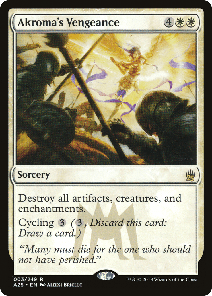 Akroma's Vengeance [Masters 25] Foil