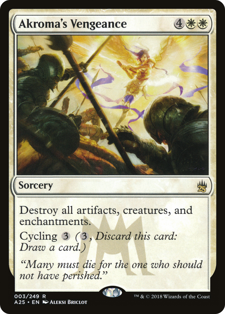 Akroma's Vengeance [Masters 25] Foil