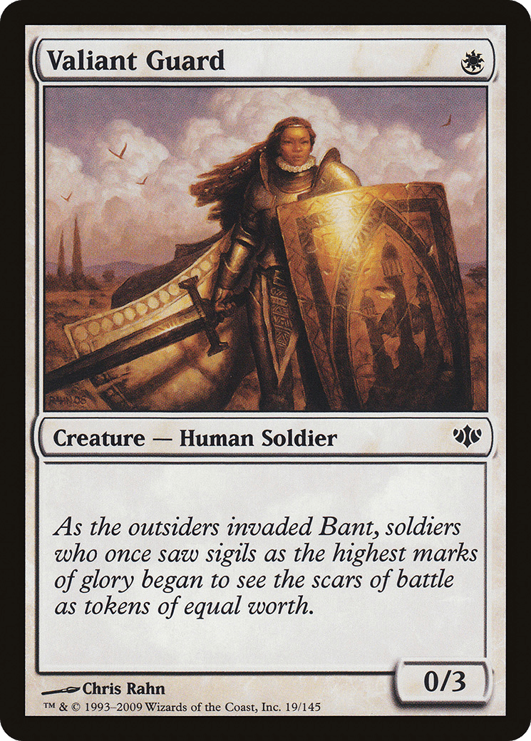Valiant Guard [Conflux] Foil